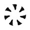 Grid Wheels Fits GD01 Series 20 x 9 Size Rims Black Plastic Set Of 7 Equips One Wheel With Screws 129BLINR - alternate 3